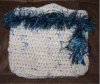 Medium Bag--blue fringe